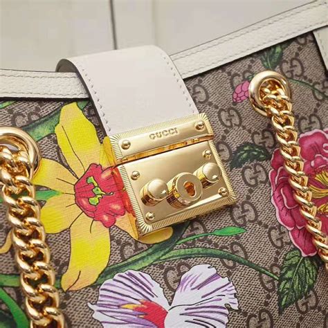 gucci padlock flora